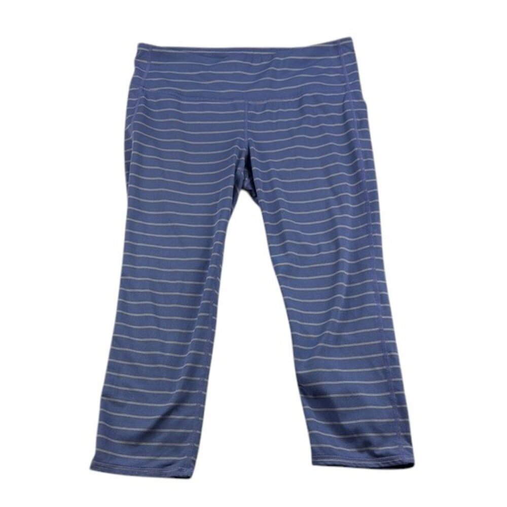 Athleta Leggings Periwinkle and Gray Women's Size M